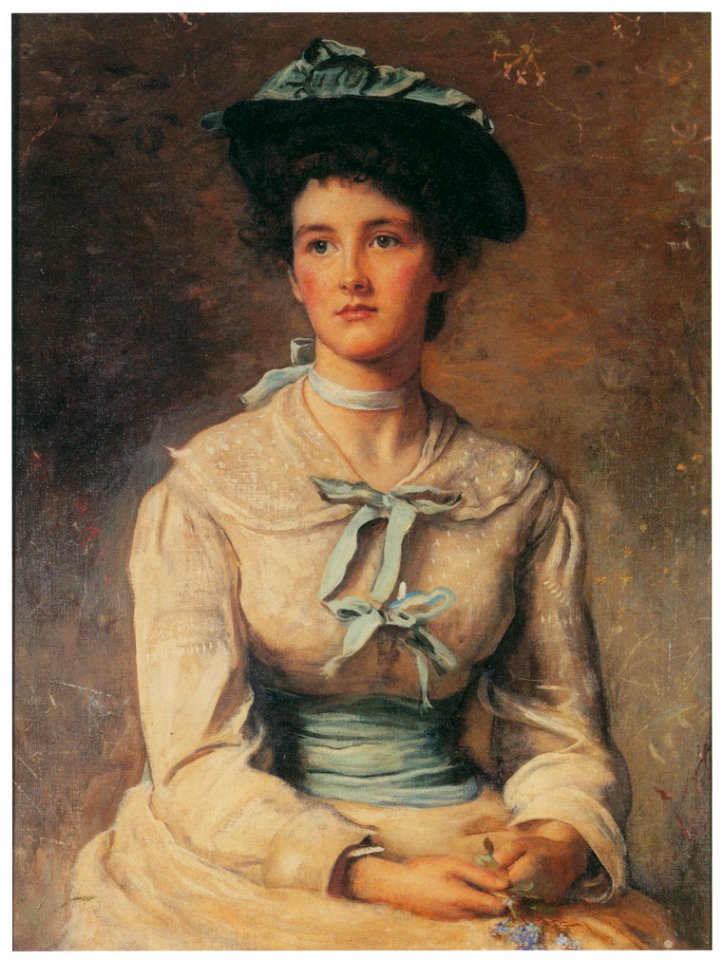 John Everett Millais – Forget-Me-Not [from John Everett Millais Exhibition Catalogue 2008]