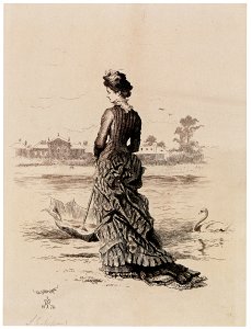 John Everett Millais – A Penny for her Thoughts [from John Everett Millais Exhibition Catalogue 2008]