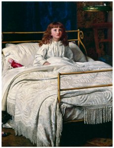 John Everett Millais – Waking [from John Everett Millais Exhibition Catalogue 2008]