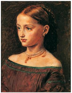 John Everett Millais – Portrait of Alice Gray [from John Everett Millais Exhibition Catalogue 2008]