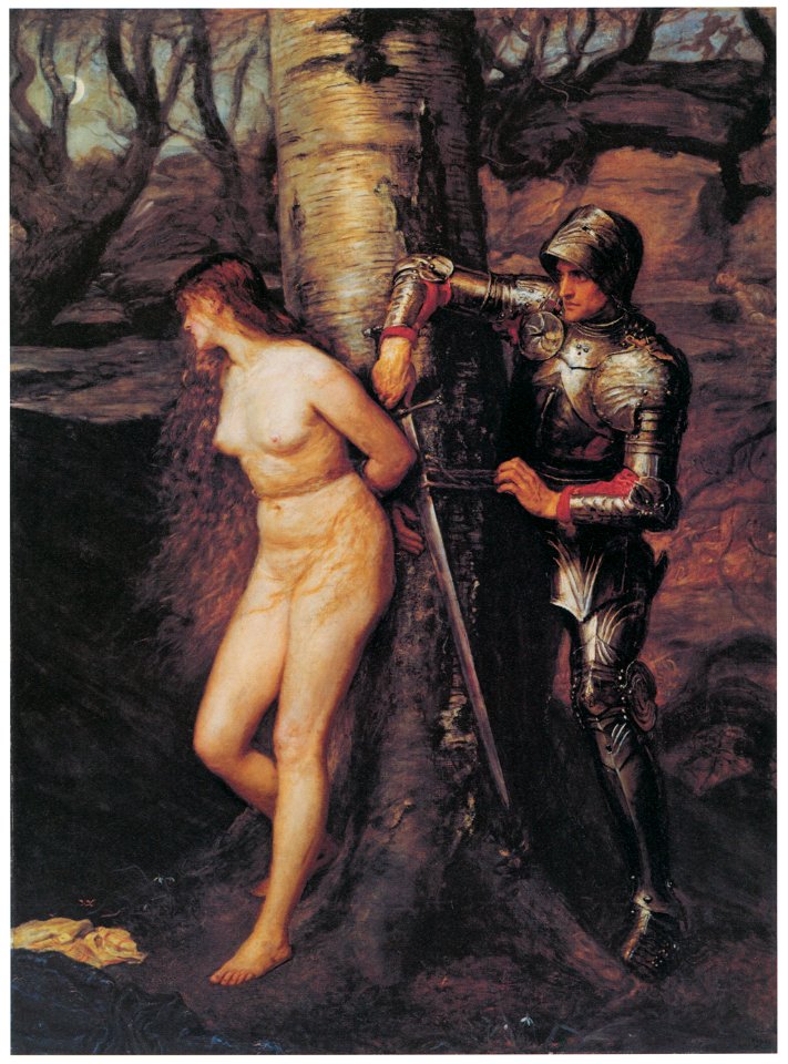 John Everett Millais – The Knight Errant [from John Everett Millais Exhibition Catalogue 2008]