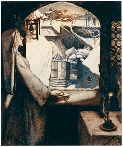 John Everett Millais – St. Agnes’ Eve [from John Everett Millais Exhibition Catalogue 2008]