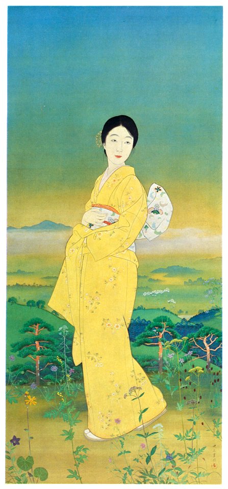 Matsuoka Eikyu – Hill of Chigusa [from Matsuoka Eikyu Exhibition]