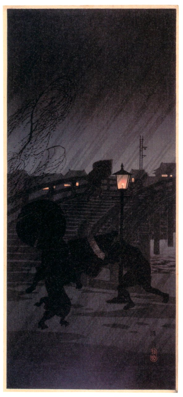 Takahashi Shōtei – Shower [from Shotei (Hiroaki) Takahashi: His Life and Works]