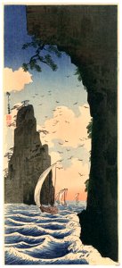 Takahashi Shōtei – Kojika Peninsula [from Shotei (Hiroaki) Takahashi: His Life and Works]. Free illustration for personal and commercial use.