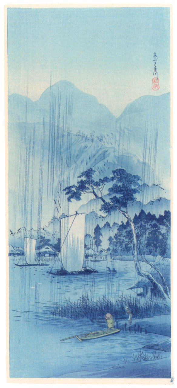 Takahashi Shōtei – The River Abukuma [from Shotei (Hiroaki) Takahashi: His Life and Works]