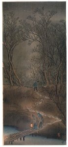 Takahashi Shōtei – Cold Forest at Hatagaya [from Shotei (Hiroaki) Takahashi: His Life and Works]