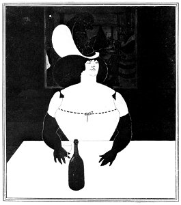 Aubrey Beardsley – The Fat Woman [from Aubrey Beardsley Exhibition]