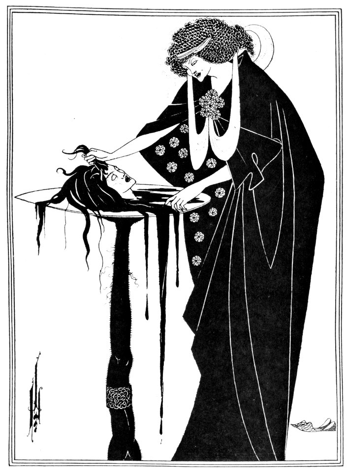 Aubrey Beardsley – The Dancer’s Reward [from Aubrey Beardsley Exhibition]