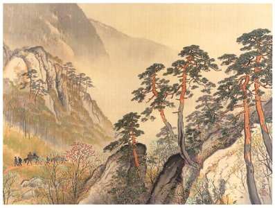 Kawai Gyokudō – Spring Journey [from The Exhibition of Kawai Gyokudō in memory of the 50th anniversary after his death]