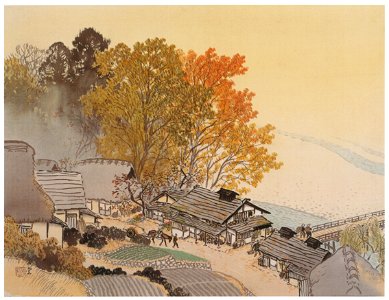 Kawai Gyokudō – Kori in Autumn [from The Exhibition of Kawai Gyokudō in memory of the 50th anniversary after his death]