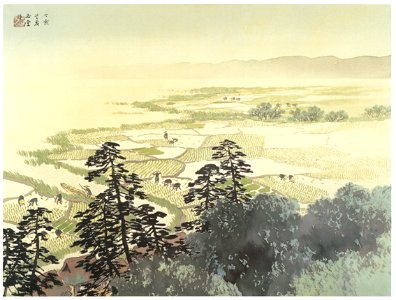 Kawai Gyokudō – Sunny in May [from The Exhibition of Kawai Gyokudō in memory of the 50th anniversary after his death]
