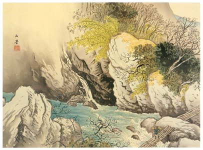 Kawai Gyokudō – Deep valley in Early Spring [from The Exhibition of Kawai Gyokudō in memory of the 50th anniversary after his death]