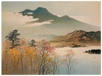 Kawai Gyokudō – Mount Myōkō [from The Exhibition of Kawai Gyokudō in memory of the 50th anniversary after his death]