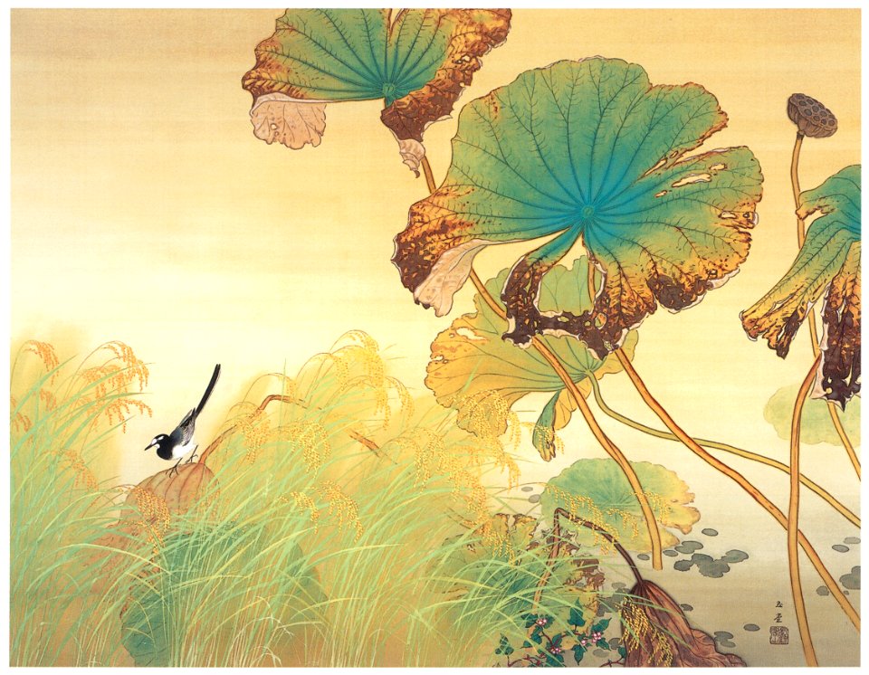 Kawai Gyokudō – Indian Summer [from The Exhibition of Kawai Gyokudō in memory of the 50th anniversary after his death]