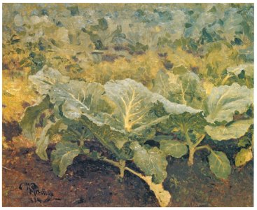 Ilya Repin – Cabbage [from Ilya Repin: Master Works from The State Tretyakov Gallery]. Free illustration for personal and commercial use.