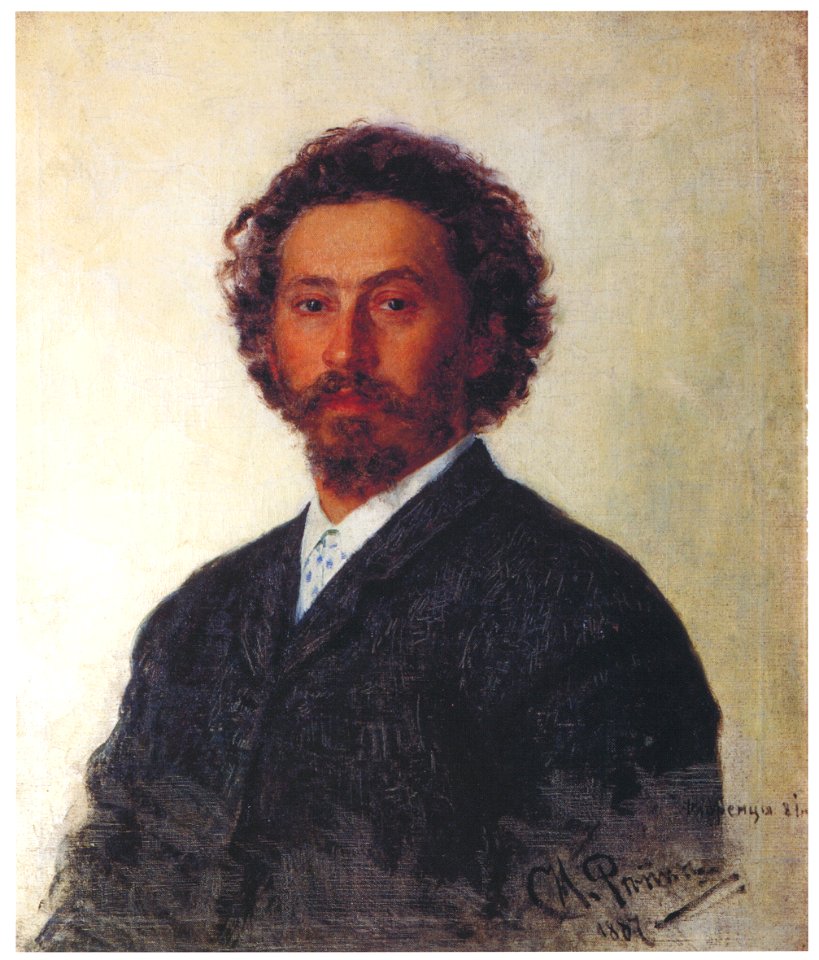 Ilya Repin – Self-portrait [from Ilya Repin: Master Works from The State Tretyakov Gallery]