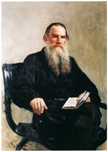 Ilya Repin – Portrait of the Writer Leo N. Tolstoy [from Ilya Repin: Master Works from The State Tretyakov Gallery]. Free illustration for personal and commercial use.