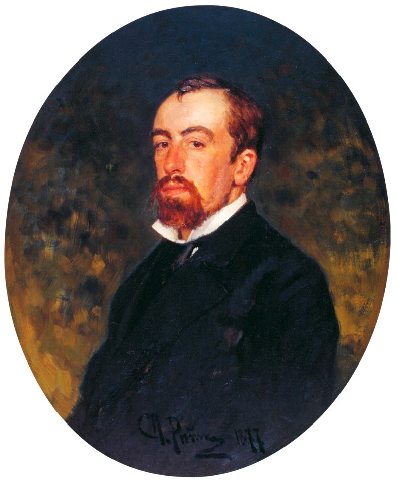 Ilya Repin – Portrait of the Painter Vasily D. Polenov [from Ilya Repin: Master Works from The State Tretyakov Gallery]