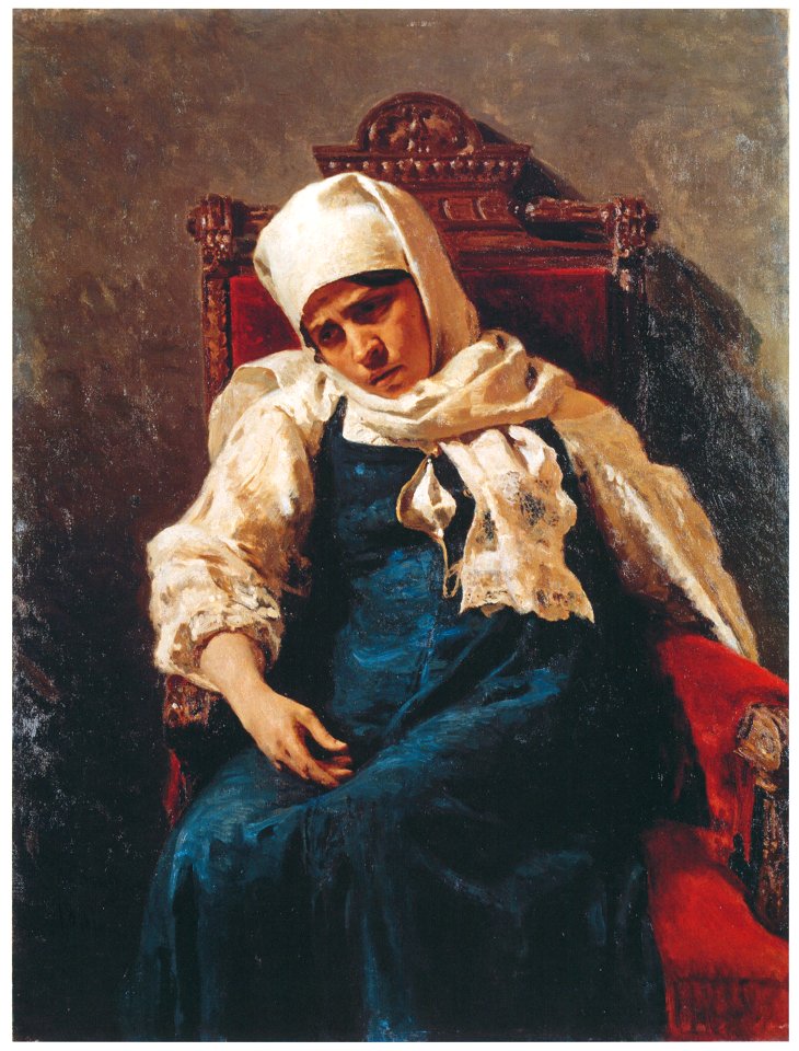 Ilya Repin – Portrait of the Actress Pelageya A. Strepetova in the Role of Elizaveta [from Ilya Repin: Master Works from The State Tretyakov Gallery]