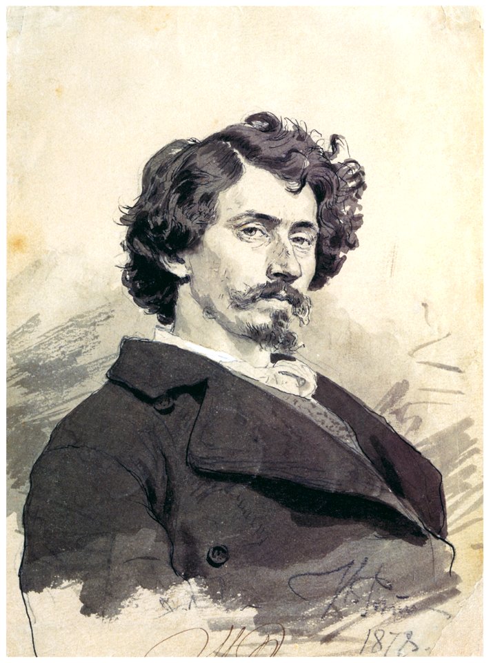 Ilya Repin – Self-portrait [from Ilya Repin: Master Works from The State Tretyakov Gallery]