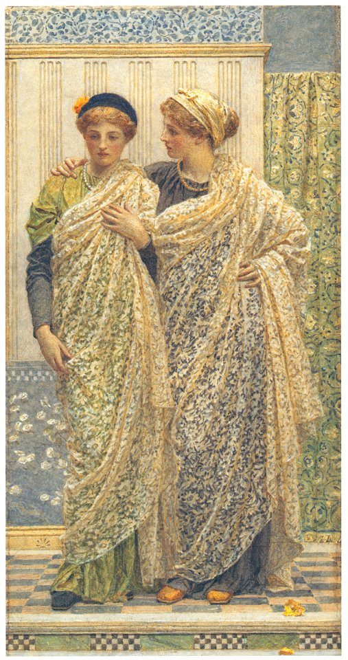 Albert Joseph Moore – Companions [from Winthrop Collection of the Fogg Art Museum]