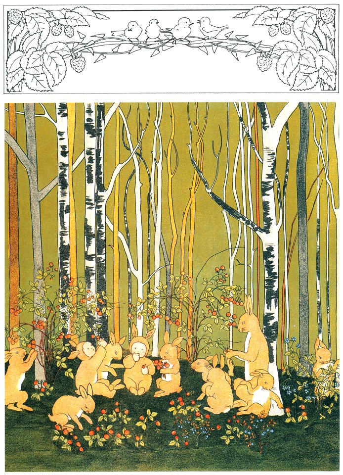 Sibylle von Olfers – Plate 4 [from The Story of the Rabbit Children]