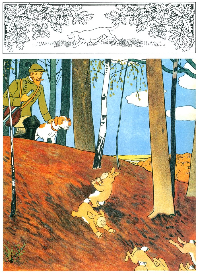 Sibylle von Olfers – Plate 6 [from The Story of the Rabbit Children]