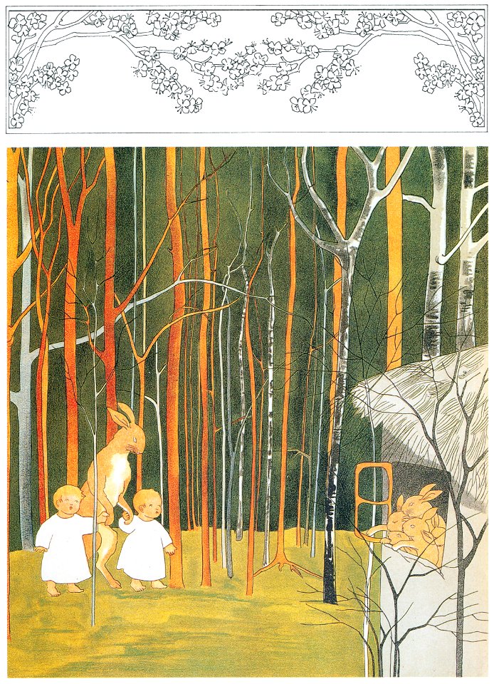 Sibylle von Olfers – Plate 2 [from The Story of the Rabbit Children]
