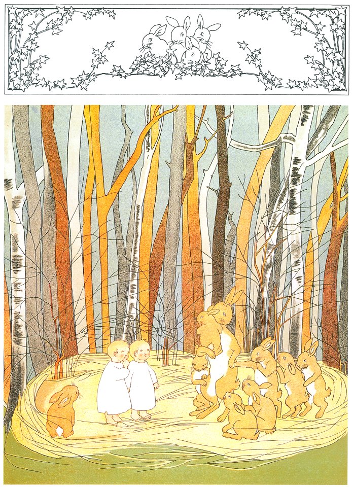 Sibylle von Olfers – Plate 3 [from The Story of the Rabbit Children]