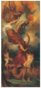 George Frederic Watts – The Creation of Eve [from Winthrop Collection of the Fogg Art Museum]. Free illustration for personal and commercial use.