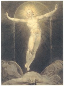 William Blake – The Resurrection [from Winthrop Collection of the Fogg Art Museum]