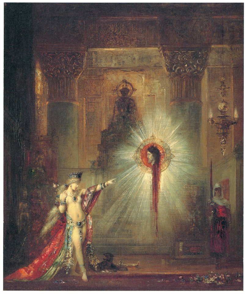 Gustave Moreau – The Apparition [from Winthrop Collection of the Fogg Art Museum]