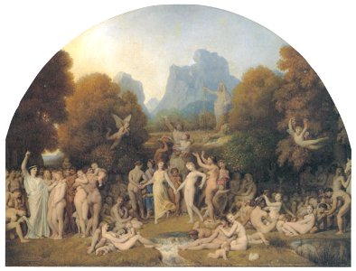 Jean-Auguste-Dominique Ingres – The Golden Age [from Winthrop Collection of the Fogg Art Museum]