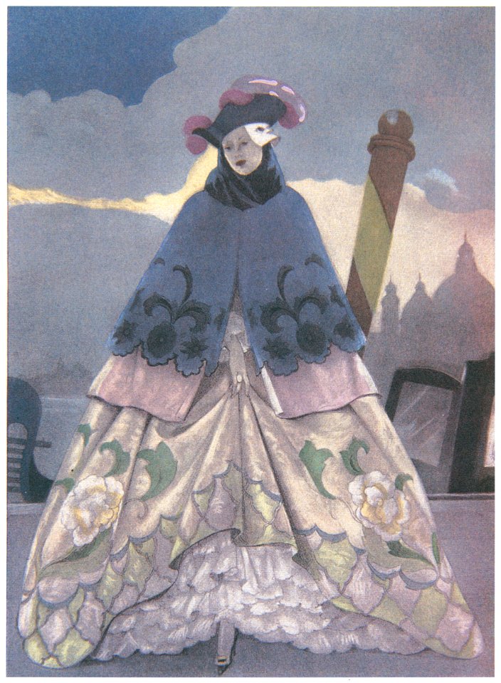 Umberto Brunelleschi – Tavola per Mémoires di G.G. Casanova 7 [from Umberto Brunelleschi Illustrazioni 1930-1949]