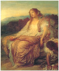 George Frederic Watts – Ariadne [from Winthrop Collection of the Fogg Art Museum]. Free illustration for personal and commercial use.