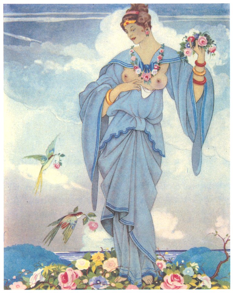 Umberto Brunelleschi – Tavola per Les Baisers di Dorat 2 [from Umberto Brunelleschi Illustrazioni 1930-1949]