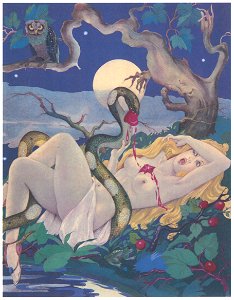 Umberto Brunelleschi – Tavola per Le Songe d’une Nuit d’Eté di W. Shakespeare 2 [from Umberto Brunelleschi Illustrazioni 1930-1949]. Free illustration for personal and commercial use.