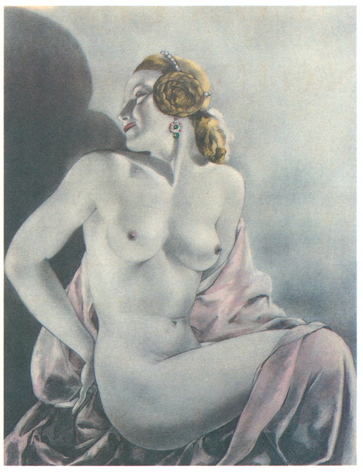 Umberto Brunelleschi – Tavola per Contes et Nouvelles di J. de la Fontaine 1 [from Umberto Brunelleschi Illustrazioni 1930-1949]