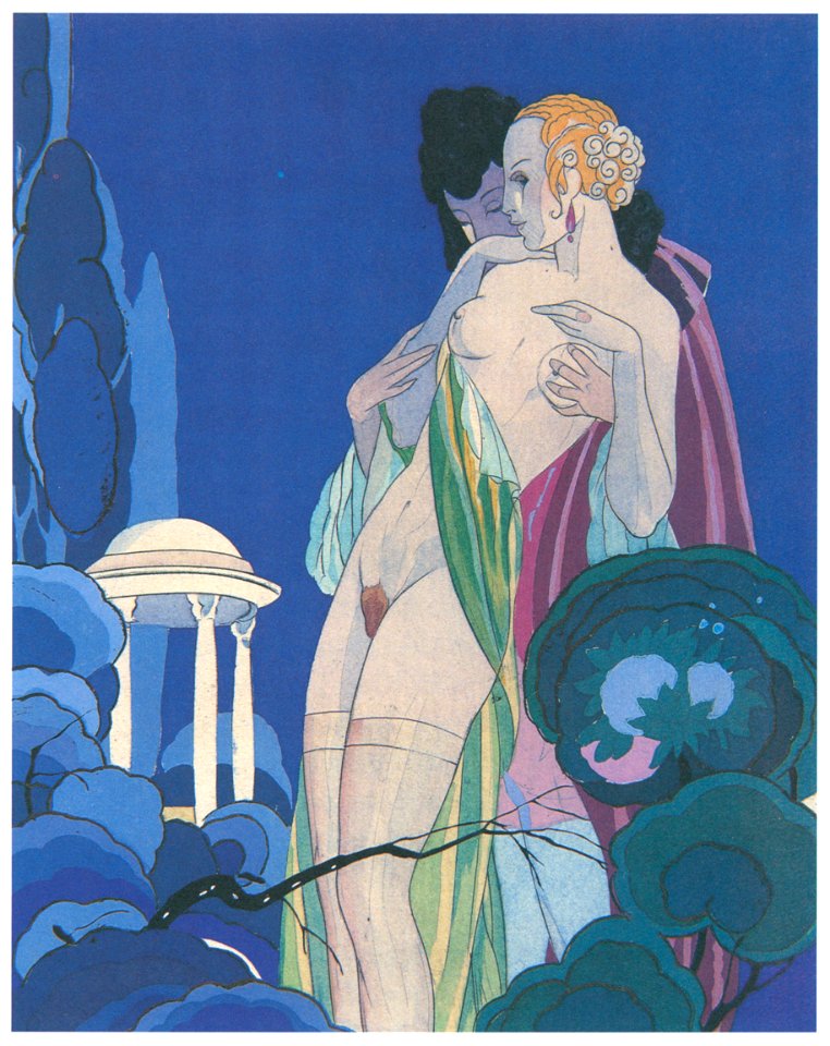 Umberto Brunelleschi – Tavola per Les Aventures du Roi Pausole di P. Louys [from Umberto Brunelleschi Illustrazioni 1930-1949]