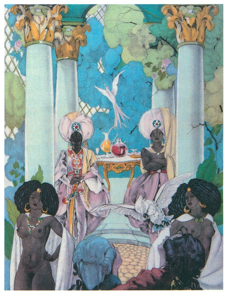 Umberto Brunelleschi – Garden of Love [from Umberto Brunelleschi Illustrazioni 1930-1949]