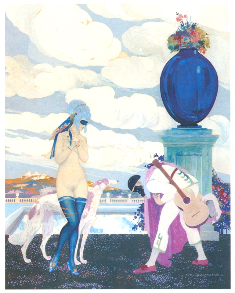 Umberto Brunelleschi – La Belle Rencontre [from Umberto Brunelleschi Illustrazioni 1930-1949]