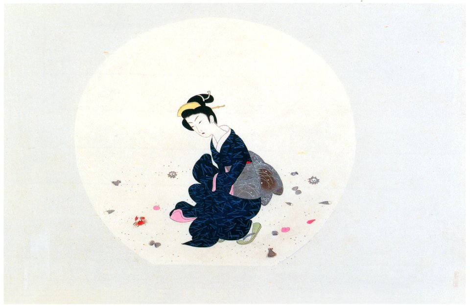 Komura Settai – Beach [from Hanga Geijutsu No.146]