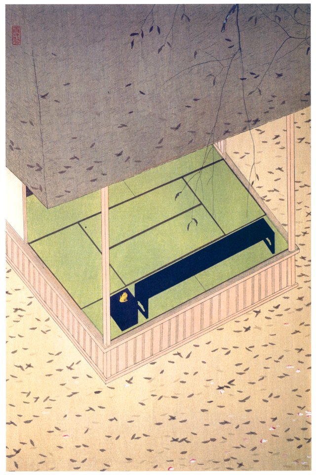 Komura Settai – Fallen Leaves [from Hanga Geijutsu No.146]