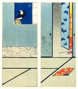 Komura Settai – Inside Back Cover from Yūri by Izumi Kyōka [from Hanga Geijutsu No.146]