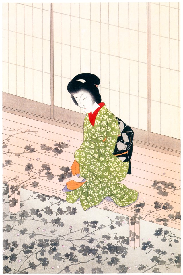 Komura Settai – Flicker of Light [from Hanga Geijutsu No.146]