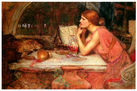 John William Waterhouse – The Sorceress [from J.W. Waterhouse]. Free illustration for personal and commercial use.