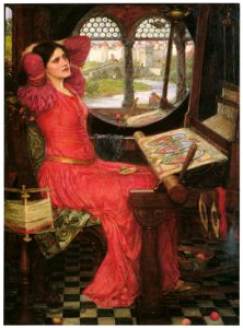 John William Waterhouse – I Am Half-Sick of Shadows, Said the Lady of Shalott [from J.W. Waterhouse]. Free illustration for personal and commercial use.