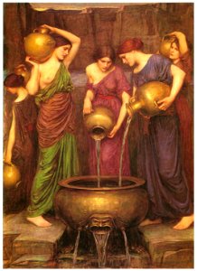 John William Waterhouse – The Danaides [from J.W. Waterhouse]. Free illustration for personal and commercial use.