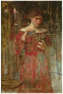 John William Waterhouse – Study for Jason and Medea [from J.W. Waterhouse]